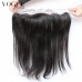 Straight 13x4 Lace Frontal Silk Base Human Virgin Hair,Natural Color,Baby Hair